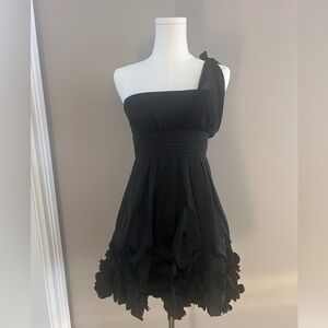 BCBGMaxAzria Black one shoulder Dress